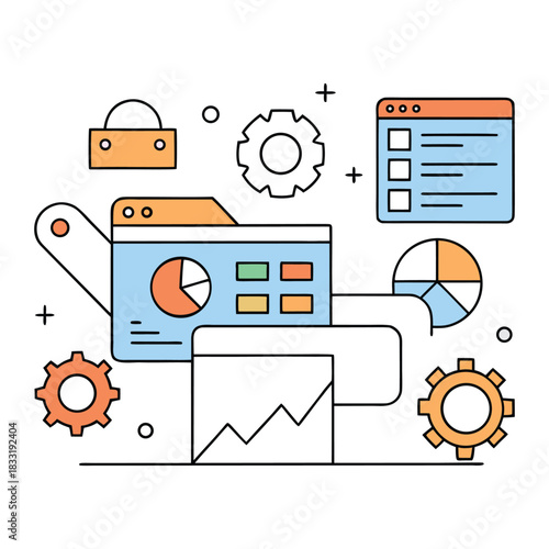 Creative web design meets smart finance concepts, blending clean interfaces, data visuals, and intuitive layouts to present financial insights with clarity and impact.