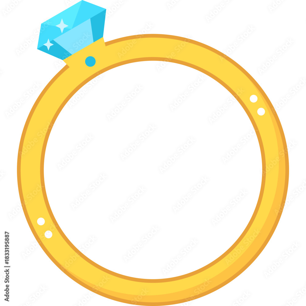 Obraz premium Diamond Ring Icon