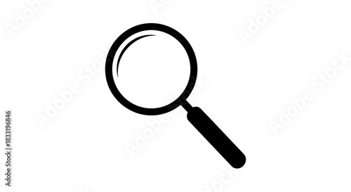 Magnifying Glass Icon Symbol of Search and Discovery 1.