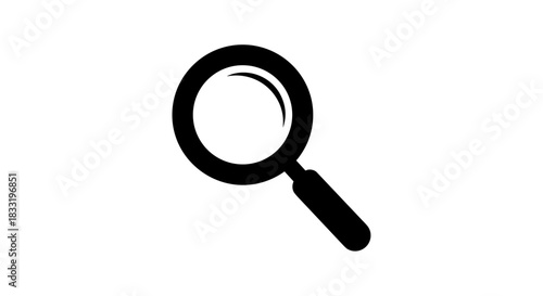 Magnifying Glass Icon Symbol of Search and Discovery 2.