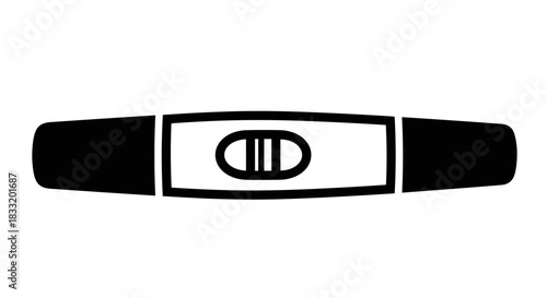 Positive Pregnancy Test Result Icon for Medical Concepts.