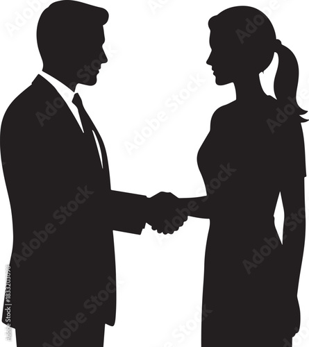 business people shaking hands