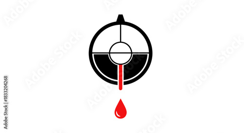 Symbolic Representation of Precision Targeting and Bloodshed.