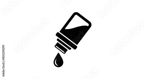 Eye Drops Icon Relief and Care for Vision Health.