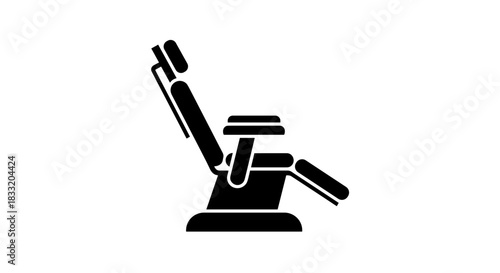 Dental Chair Icon Modern Dentistry and Patient Comfort.