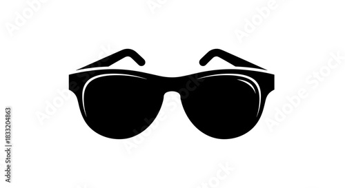 Stylish Black Sunglasses A Classic Accessory for Eye Protection.