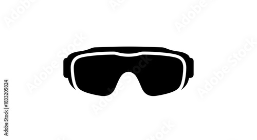 Virtual Reality Headset Icon Immersive Technology Symbol.