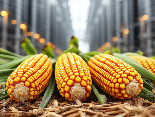 Iowa farm with corn