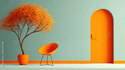 Tangerine interior color sc...