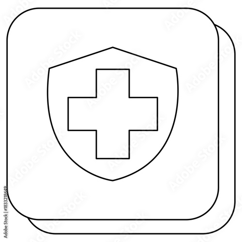Minimalist Health Logo Vector