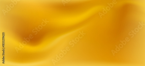 Caramel color wave gradient background. Flowing liquid gold honey wallpaper. Abstract fluid golden mousse souffle backdrop. Smooth flavor creamy butter oil texture