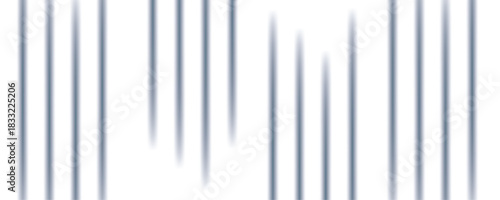 Minimalistic abstract background featuring diagonal white stripes with soft shadows with subtle gradients on a clean white surface. Empty space, product display background. Reeded Glass.