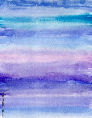 Soft Gradient Watercolor Background with Blue and Purple Hues