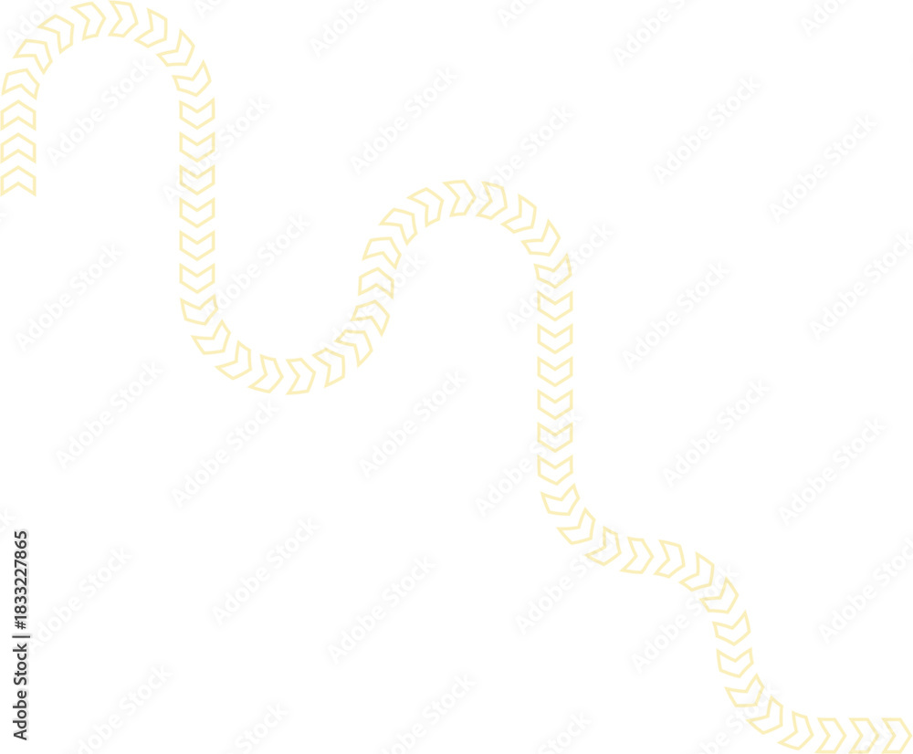 Fototapeta premium Chevron elements develop a motion trail defined by fluid glowing contours and a consistent directional route.