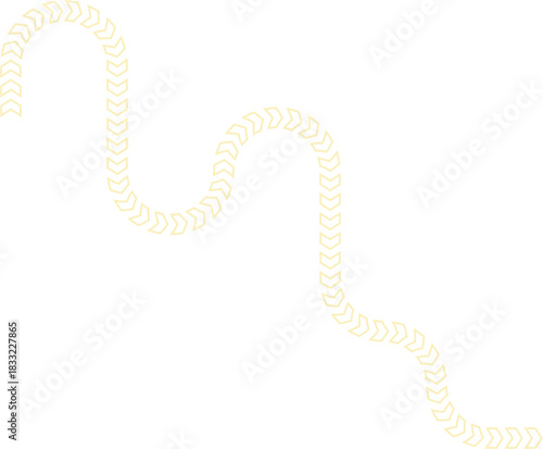 Chevron elements develop a motion trail defined by fluid glowing contours and a consistent directional route.