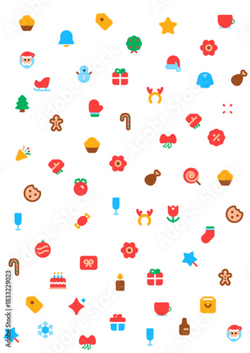 Beautiful Christmas pattern wit. Christmas wrapping paper concept. stock Vector
