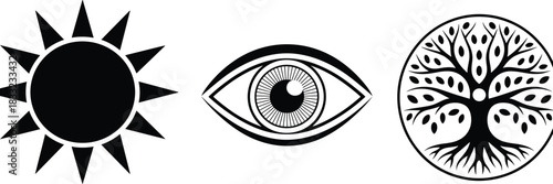 World Sight Day design, vision awareness poster, eye health graphic, globe in glasses illustration, optometry artwork, international eye care campaign image