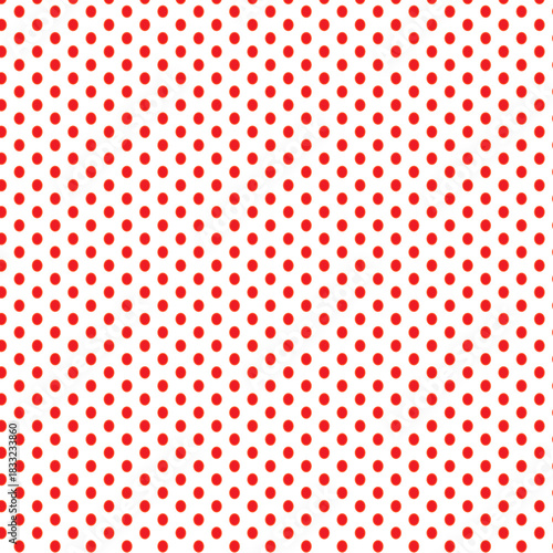 Red color minimal dots on white, valentine's day lovely art