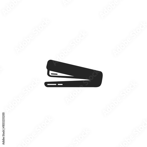 Simple illustration of stapler vector icon isolated on white background