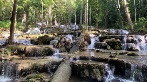 Mokokawa waterfall luwuk banggai, central sulawesi, indonesia