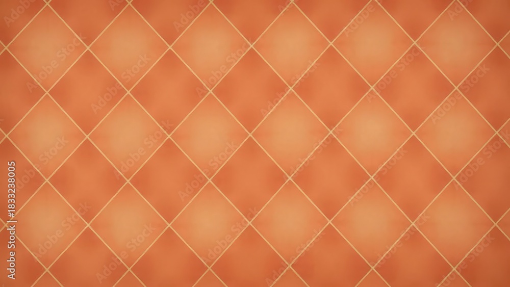 Obraz premium Orange diamond pattern texture isolated on white background