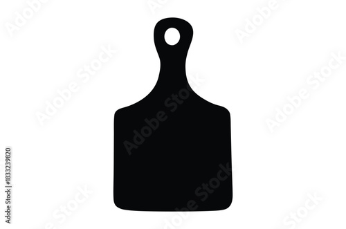 Cattle ear tag silhouette vector, Cow ear tag icon
