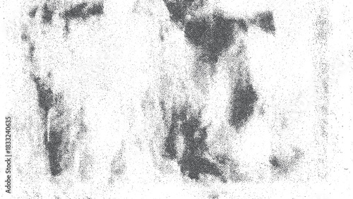 Black and white grunge metal surface with distressed dust and scratch texture. Charcoal smoke trail texture on white background with atmospheric grunge effect. 