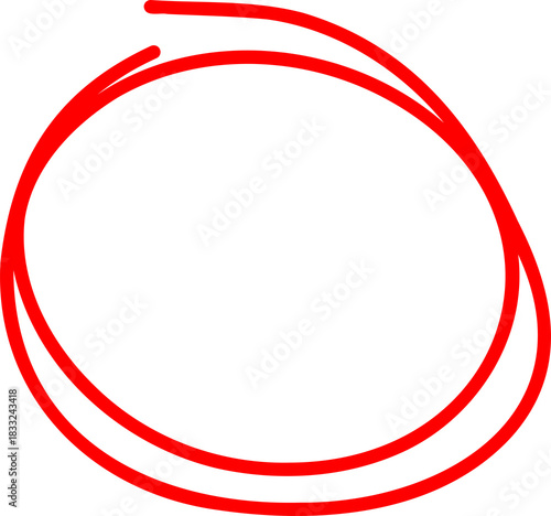 Free Download Hand Drawn red Circle Png Abstract red circular brush stroke design with marker texture. Hand drawn red circle frame with bold marker brush stroke effect. - GFXLoad