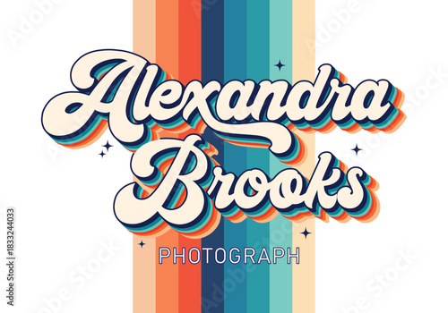 ALENDRA BROOKS photograph logo graphic typography 