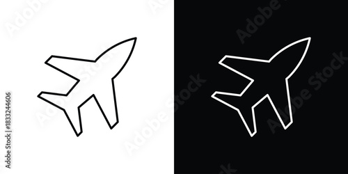 Plane icons vector template, EPS 10 for design