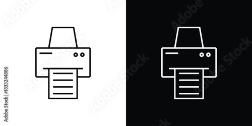 Print icons vector template, EPS 10 for design