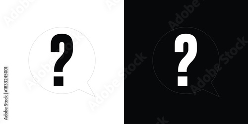 Question icons vector template, EPS 10 for design