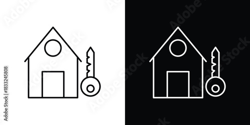 Selling or rent home icons vector template, EPS 10 for design
