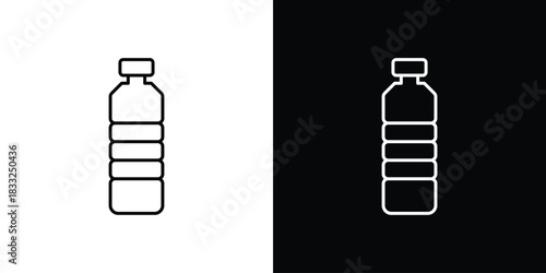 Water bottle icons vector template, EPS 10 for design