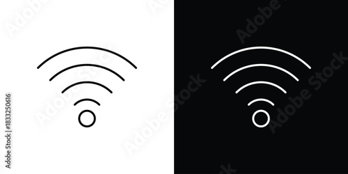 Wifi icons vector template, EPS 10 for design