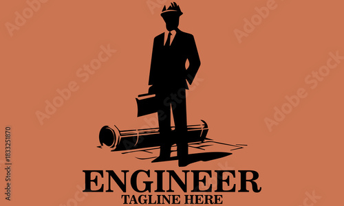 Engineer logo icon. Engineer vector illustration