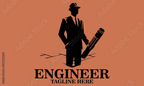 Engineer logo icon. Engineer vector illustration