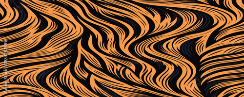 Abstract animal fur texture, a stylized wild skin pattern