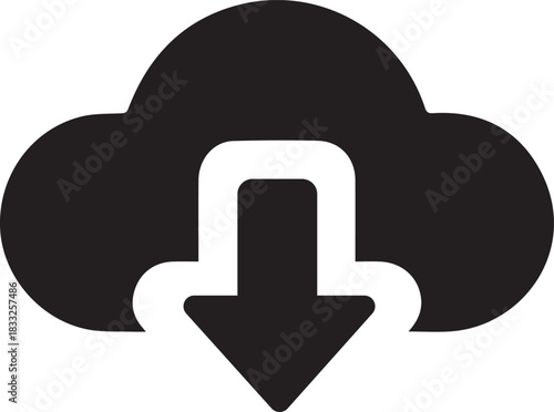 cloud download icon
