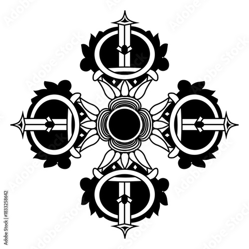 Buddhist design icon