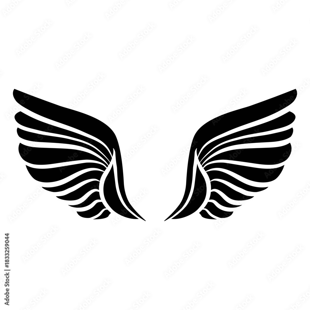 Obraz premium Open wing logo 05