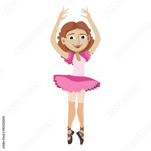 Ballet dancer cartoon