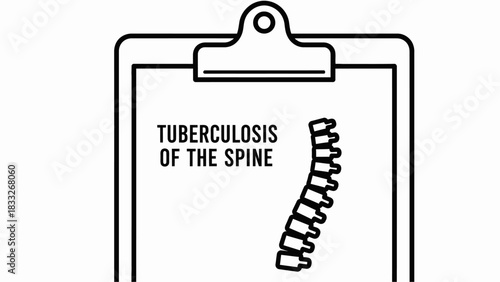 Tuberculosis of the Spine (Pott’s Disease) Diagnosis Clipboard Icon