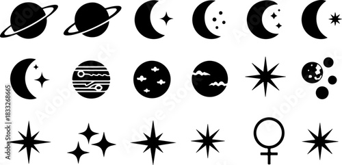 Mystic Moon Crystal Sacred Symbols Mega Bundle