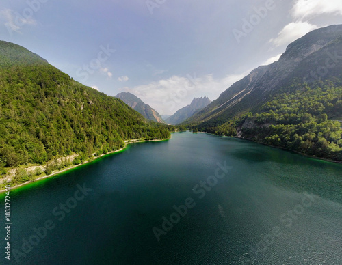 Quadro su tela lake in the mountains