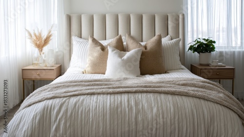 Cozy room with plants  decor