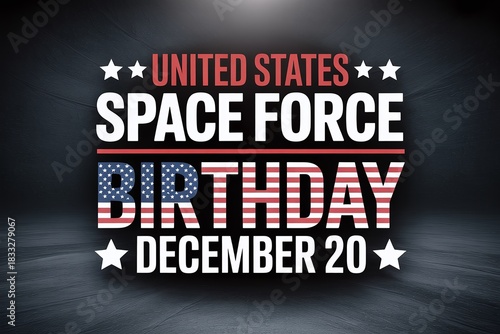 Happy Birthday United States National Guard December 13 with American flag graphic showing patriotism, history, and military celebration