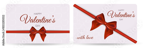 A Valentine's Day gift card with a vibrant heart motif symbolizing affection