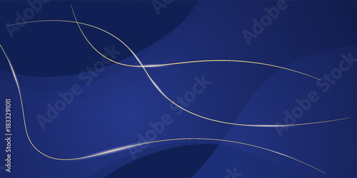 Luxury blue golden background vector design in eps 10