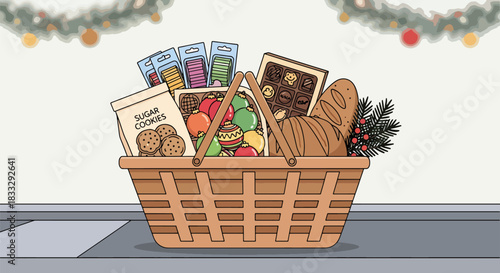 Christmas Gift Basket – Holiday Treats for Merry Christmas